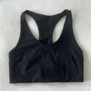 Black Racerback Sports Bra